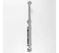 Kooples Hardware 355mm Extended Surface Bolt - Extra Long Door Slide Bolt for Double Doors, Shutters, Gates & Cabinets - Satin Chrome Finish with Screws (Polished Chrome)