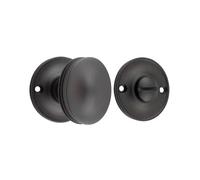 KOOPLES HARDWARE 40mm Turn & Release - Privacy Bathroom Door Lock Set with Indicator (Thumbturn & Emergency Release) (Dark Bronze)