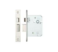 Kooples Hardware 5 Lever Sashlock BS3621 High Security Mortice Lock for External Wooden Doors (Satin Stainless)