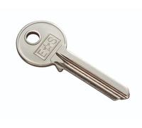 Kooples Hardware 6 Pin Cylinder Keyblank Uncut Brass Key for Euro or Rim Lock Locksmith Duplication Blank High Security Key Profile