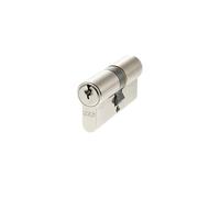 Kooples Hardware AGB Euro Profile 5 Pin Double Cylinder 60mm or 70mm - Secure Door Lock Barrel (Polished Nickel, 60mm)