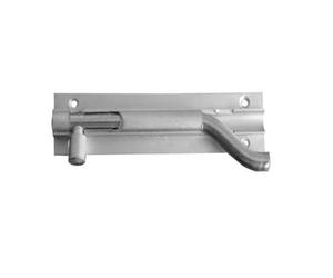 Kooples Hardware Aluminium Necked Barrel Bolts - Offset Slide Bolt for Inward or Outward Opening Doors & Windows - Satin Anodised Finish with Screws Included (75x25mm)