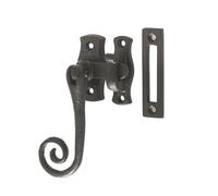 Kooples Hardware Antique Range Locking Casement Fastener Traditional Window Latch with Key Aged Finish - Secure Timber Fit (Left Hand)