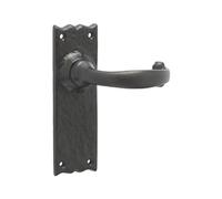 Kooples Hardware Antique Regal Suite Lever on Plate (Latch on Long Plate)