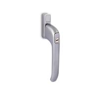 Kooples Hardware Architectural Inline Locking Window Handle - Secure Window Latch with Key - Modern Inline Design - Durable Construction - Fixings Included (Hardex Graphite, 30mm)