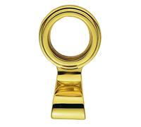 Kooples Hardware Architectural Quality Cylinder Latch Pull Solid Metal Handle for Front Door Lock Cover Plate (Polished Brass, Boxed)