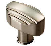KOOPLES HARDWARE Art Deco Knob 30mm Cabinet Knob in Multiple Finish (Satin Nickel)