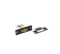 Kooples Hardware Atlantic Adjustable Architectural Heavy Duty Roller Catch for Doors and Cabinets (Matt Black)