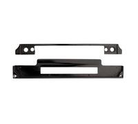 Kooples Hardware Atlantic DIN Rebate Kit for Euro Profile Bathroom Lock Latch and Euro Deadlock - for Double Rebated Doors (Black Nickel)