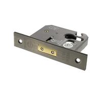 Kooples Hardware Atlantic Euro Deadlock [CE] 2.5" - Mortice Door Lock Case for Euro Profile Cylinder (Matt Antique Brass)