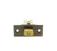 Kooples Hardware Atlantic Fire-Rated CE Marked Bolt Through Heavy Duty Tubular Deadbolt 3 Inch Mortice Security Latch Bolt for Wooden Fire Doors Internal or External Use (Urban Bronze)