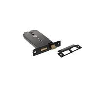 Kooples Hardware Atlantic Horizontal Bathroom Sashlock 6" - Mortice Lock with Thumbturn (Matt Black)