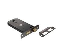 Kooples Hardware Atlantic Horizontal Bathroom Sashlock 6" - Mortice Lock with Thumbturn (Matt Gun Metal)