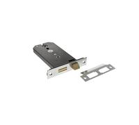 Kooples Hardware Atlantic Horizontal Bathroom Sashlock 6" - Mortice Lock with Thumbturn (Satin Chrome)