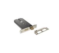 Kooples Hardware Atlantic Horizontal Bathroom Sashlock 6" - Mortice Lock with Thumbturn (Satin Nickel)