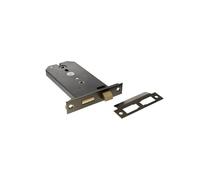 Kooples Hardware Atlantic Horizontal Bathroom Sashlock 6" - Mortice Lock with Thumbturn (Urban Dark Bronze)