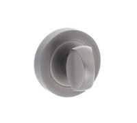 KOOPLES HARDWARE Bathroom Door Lock WC Turn & Release with Thumbturn and Emergency Release (Matt Gun Metal)