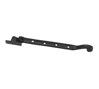 Kooples Hardware Black Antique Casement Stay - Traditional Wrought Iron Window Fitting - Vintage Style Window Arm with Fixings - for Timber & uPVC Windows (203 MM)