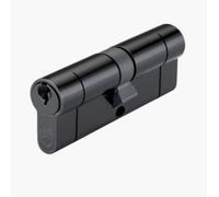Kooples Hardware Black V5 Euro Profile Double Cylinder Lock - 5-Pin Security Mechanism - Keyed Both Sides - Fixings Included (Euro - Keyed to Differ (E), 60mm)