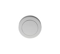 Kooples Hardware Blank Escutcheon Round Cover Plate with No Keyhole for Internal or External Doors, Satin Stainless Steel Finish (Polished Chrome)