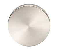 Kooples Hardware Blank Escutcheon - Satin Stainless Steel Keyhole Cover Plate for Interior & Exterior Doors