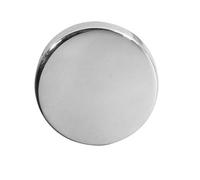 Kooples Hardware Blank Escutcheons - Grade 304 Satin Stainless Steel Door Cover Plates (Polished Stainless Steel, 52x8mm)