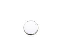 Kooples Hardware Blank Profile Escutcheon - 51.5mm Diameter Round Keyhole Cover - Solid Face for Non-Locking Doors - Satin Stainless Steel - Concealed Fixings - Fixings Included