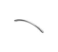 KOOPLES HARDWARE Bow Handle Range - Curved Cabinet Pulls - Modern & Traditional Drawer Handles for Kitchens, Wardrobes & Furniture (Polished Chrome, 128mm)