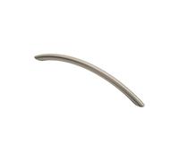 KOOPLES HARDWARE Bow Handle Range - Curved Cabinet Pulls - Modern & Traditional Drawer Handles for Kitchens, Wardrobes & Furniture (Satin Nickel, 160mm)