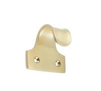 Kooples Hardware Brass Sash Lifts Solid Brass Window Lifts for Wooden Sash Windows - Traditional Polished Finish (Satin Brass)