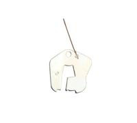 Kooples Hardware BS Chubb Retrofit Lever 8 Replacement for Extended Mortice Lock Systems High-Security Locking Component Compatible with Multi-Lever Mechanisms