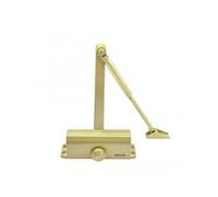 Kooples Hardware Budget Door Closer - Size 3 with Arm & Body, EN1154 Fir Surface Mounted Hydraulic Closer, Silver Finish (Gold)