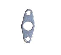 Kooples Hardware Budget Lock Escutcheon - Simple Keyhole Cover Plate for Mortice Door Locks - Durable Round or Oval Profile Design for Internal Doors