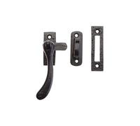 Kooples Hardware Bulb End Casement Fastener - 4 Inch - Traditional Window Latch - Solid Brass - Suitable for Timber Casement Windows