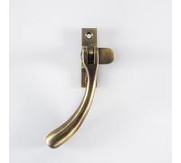 Kooples Hardware Bulb End Casement Fastener - Classic Window Catch for Standard Timber Frames - Traditional Latch with Keep & Screws (Florentine Bronze, 155mm)