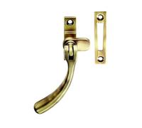 Kooples Hardware Bulb End Casement Fastener - Weather Strip Compatible Window Catch - Traditional Latch with Keep for Timber Frames (Florentine Bronze)