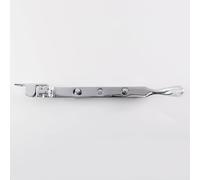 Kooples Hardware Bulb End Casement Stay - Steel Window Stay Arm with Pins - Traditional Design for Timber Casement Windows (Polished Chrome, 203mm)