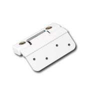 Kooples Hardware Challenger High Security 3D Door Hinge Body Heavy Duty Adjustable Durable Replacement (White)