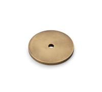 KOOPLES HARDWARE Circular Backplate for Door Handles - 50mm Diameter, Concealed Fixing, Satin Stainless Steel (Antique Brass, 35mm)