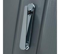 Kooples Hardware Contemporary Door Knocker - Modern Sleek Front Door Knocker for Wooden and Composite Doors - Fixings Included (Premium Satin)