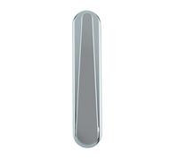 Kooples Hardware Contemporary Door Knocker - Modern Sl ront Door Knocker for Wooden and Composite Doors - Fixings Included (Hardex Chrome)