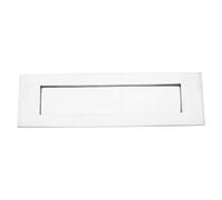 Kooples Hardware Contract Letter Plate 250x100mm with Multiple Finishes Available - Ideal for Homes & Commercial Properties (Polished Chrome, 250x100mm)