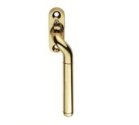 Kooples Hardware Cranked Locking Espagnolette Handle - Secure Window Lever - for uPVC and Timber Casement Frames (Florentine Bronze, Right Hand)