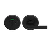 KOOPLES HARDWARE CST Disabled Thumbturn & Release Satin Stainless Steel DDA Compliant Bathroom Lock Set - Concealed Fix, Emergency Coin Release (Matt Black)