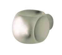 KOOPLES HARDWARE Cubo Cupboard Knobs 12mm Square Cabinet Drawer Pull Handle - Modern Minimalist Design (Satin Nickel)