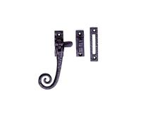 Kooples Hardware Curly Tail Casement Fastener Decorative Window Catch with Keep - Vintage Style Latch for Timber Frames (Boxed)