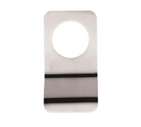 Kooples Hardware Cylinder Pulls for Euro Profile Locks Front Door Handles Aluminium or Brass Durable Lock Trim (Rim, Satin Stainless Steel)