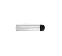 Kooples Hardware Cylinder Wall Mounted Door Stop Brushed Steel Finish Modern Impact Buffer (Polished Chrome)