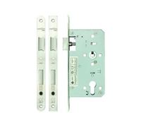 Kooples Hardware DIN Euro Sashlock 72mm Centres 60mm Backset Mortice Lock for Internal and External Wooden Doors