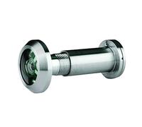 Kooples Hardware Door Viewer 180 Degree Crystal Lens Wide Angle Peephole Security Eye for Front Door (Satin Stainless Steel)